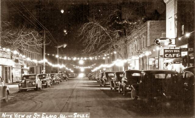 Main Street at night Main Street at night