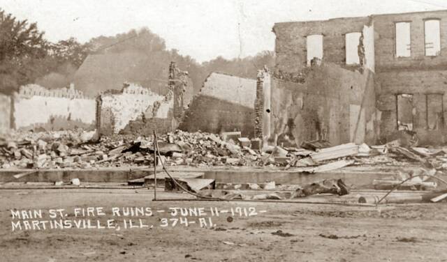 Main Street Fire Ruins Main Street Fire Ruins